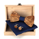 Conjunto de Laços de Madeira