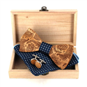 Conjunto de Laços de Madeira