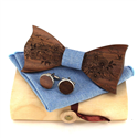 Conjunto de Laços de Madeira