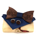 Conjunto de Laços de Madeira