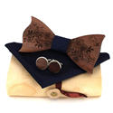 Conjunto de Laços de Madeira