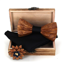 Conjunto de Laços de Madeira