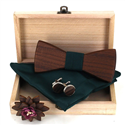 Conjunto de Laços de Madeira
