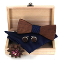Conjunto de Laços de Madeira